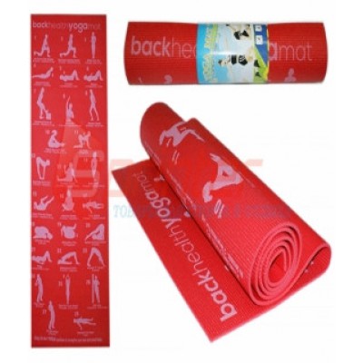 Килимок для йоги та фітнесу.YOGA-MAT.RW-6К