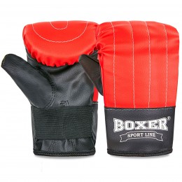 Снарядні рукавички Шкірвініл BOXER 2015 Тренувальні (р-р L, кольори в асортименті)
