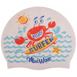 Шапочка для плавання дитяча MadWave Junior SURFER M057912 (силікон, кольори в асортименті)