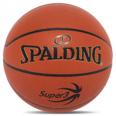 М'яч баскетбольний PU No7 SPALDING 77747Y SUPER 3 (PU, бутил, коричневий)