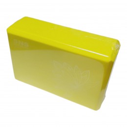 Блок для йоги "Лотос" yellow YJ-K1-Yellow (sns)