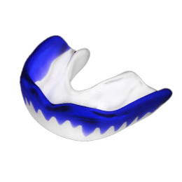 Капа боксерська POWER біло-синя MG-004-БС  (sns)