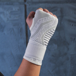 Бандаж кисті з бинтом сірий розмір S-M ST-7153-S-M  (sns)