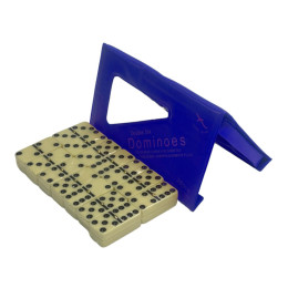 Гра настільна ДОМІНО в синьому чохлі 4807Р-С  (sns)