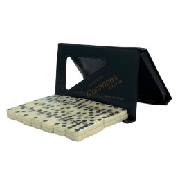 Гра настільна ДОМІНО в чорному чохлі 4807Р-Ч  (sns)