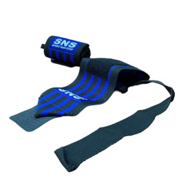 Напульсник фіксуючий для тяги чорно-блакитний ТА7-Blue Напульсник фіксуючий для тяги чорно-блакитний ТА7-Blue
