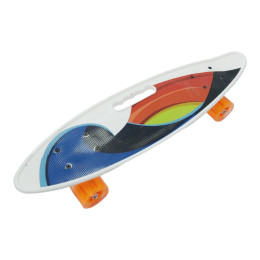 Скейт YST24-6White  (sns)