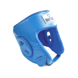 Шолом боксерський відкритий HARD TOUCH PU синій L  (sns)