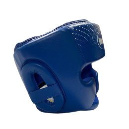 Шолом боксерський закритий HARD TOUCH PU синій S  (sns)