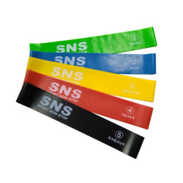 Набір для фітнесу з 5 еспандерів-петель Набір для фітнесу з 5 еспандерів-петель