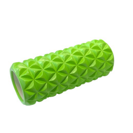 Масажний валик КРИСТАЛ SNS 33 см зелений EVAZS10-33-green  (sns)