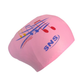Шапочка для плавання для довгого волосся SNS KW-1Р pink music
