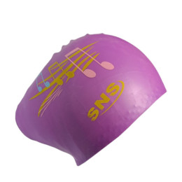 Шапочка для плавання для довгого волосся SNS KW-1Ф purple music
