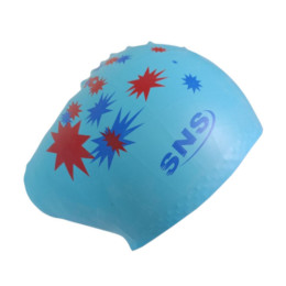 Шапочка для плавання для довгого волосся SNS KW-2Г blue galaxy