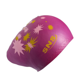 Шапочка для плавання для довгого волосся SNS KW-2МА crimson galaxy