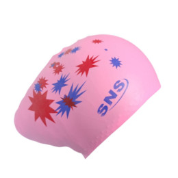 Шапочка для плавання для довгого волосся SNS KW-2Р pink galaxy