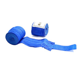 Бинти боксерські нейлон HARD TOUCH 3,5 м сині