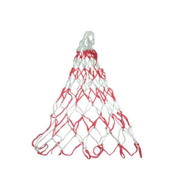 Сітка для перенесення та зберігання м'ячів біло-червона 30-001-R-W Сітка для перенесення та зберігання м'ячів біло-червона 30-001-R-W