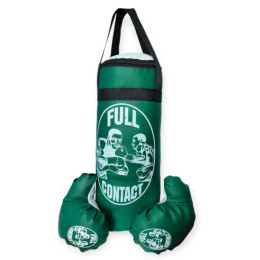 Набір боксерський дитячий Full Contact зелений середній Набір боксерський дитячий Full Contact зелений середній