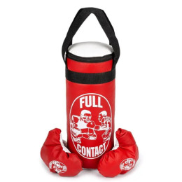 Набір боксерський дитячий Full Contact червоний великий Набір боксерський дитячий Full Contact червоний великий
