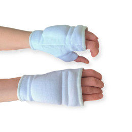 Накладки на руки білі розмір S 0403-S Накладки на руки білі розмір S 0403-S