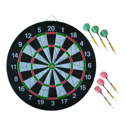 Дартс набір для гри FLOCKED SERIES з друкованими цифрами 18+