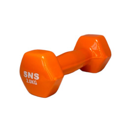 Гантель вінілова SNS 2 кг оранжева Гантель вінілова SNS 2 кг оранжева