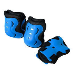 Комплект захисного спорядження для ролерів розмір S синій HJ-HDD-S-blue