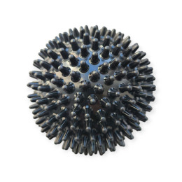 М'яч масажний d 10 см напівжорсткий ненадувний чорний A-J10