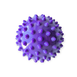 М'яч масажний d 7 см жорсткий ненадувний фіолетовий A-V6.8