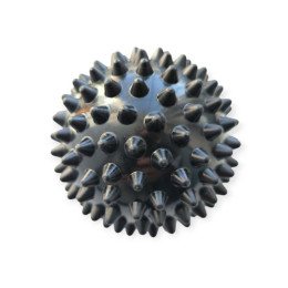 М'яч масажний d 9 см жорсткий ненадувний чорний A-V9