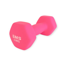 Гантель вінілова МАТОВА SNS 3 кг рожева Гантель вінілова МАТОВА SNS 3 кг рожева