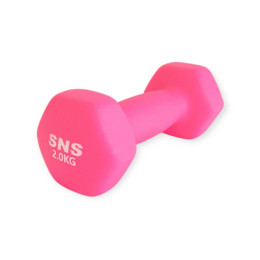 Гантель вінілова МАТОВА SNS 2 кг рожева Гантель вінілова МАТОВА SNS 2 кг рожева