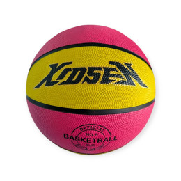 М'яч баскетбольний XIDSEN розмір 5 жовто-рожевий 5#2-Yellow+Red М'яч баскетбольний XIDSEN розмір 5 жовто-рожевий 5#2-Yellow+Red