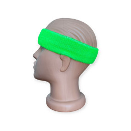 Пов'язка на голову спортивна махрова салатова 1HT-light green Пов'язка на голову спортивна махрова салатова 1HT-light green