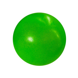 М'яч для художньої гімнастики T12-green 15 см зелений з гліттером