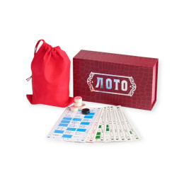 Настільна гра ЛОТО у червоній коробочці 19х11 см LD-2027-Red Настільна гра ЛОТО у червоній коробочці 19х11 см LD-2027-Red