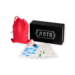 Настільна гра ЛОТО у чорніій коробочці 19х11 см LD-2027-black Настільна гра ЛОТО у чорніій коробочці 19х11 см LD-2027-black