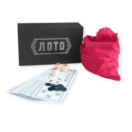 Настільна гра ЛОТО у чорній коробочці 23х13 см LD-8821-Black Настільна гра ЛОТО у чорній коробочці 23х13 см LD-8821-Black