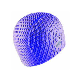 Шапочка для плавання YMKK CONQUEST силіконова синя YMKK-blue