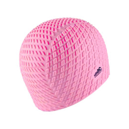 Шапочка для плавання YMKK CONQUEST силіконова рожева YMKK-pink