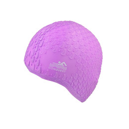 Шапочка для плавання YMJY CONQUEST силіконова фіолетова YM-JY-purple