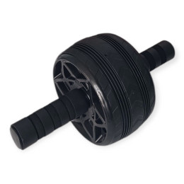 Ролик для преса одноколесний чорний з килимком PO-1613-Black