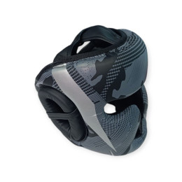 Шолом боксерський закритий сірий М HT-M1-M-Grey