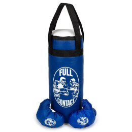 Набір боксерський дитячий Full Contact синій середній Набір боксерський дитячий Full Contact синій середній