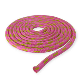 Скакалка гімнастична 3 м рожево-зелена TS02-mr-lgr Скакалка гімнастична 3 м рожево-зелена TS02-mr-lgr