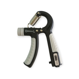 Еспандер кистьовий НОЖИЦІ 5-60 кг з лічильником WLQ2-Black-Grey