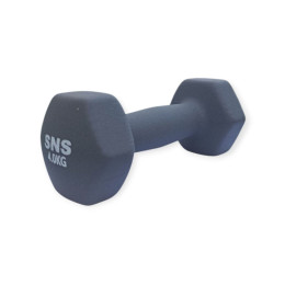 Гантель вінілова МАТОВА SNS 4 кг сіра Гантель вінілова МАТОВА SNS 4 кг сіра