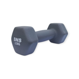 Гантель вінілова МАТОВА SNS 2,5 кг сіра Гантель вінілова МАТОВА SNS 2,5 кг сіра