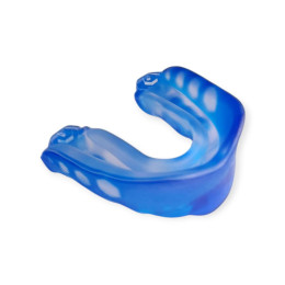 Капа боксерська дитяча POWER HC1-BL+TM синьо-прозора